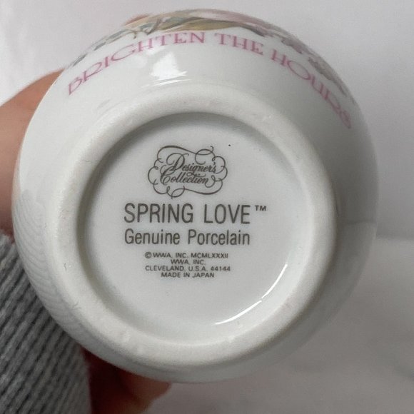 Vintage Cottagecore Cute Saying Mini Porcelain Bud Vase Made in Japan - Picture 7 of 7